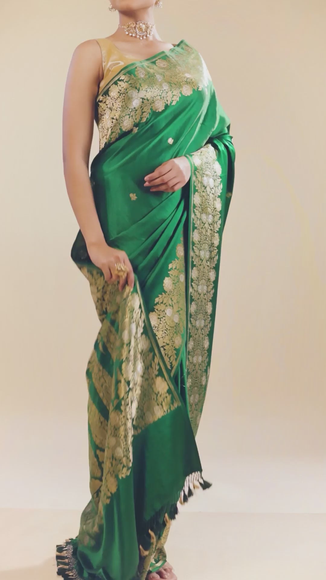 Pure Mashru Silk Saree With Blouse